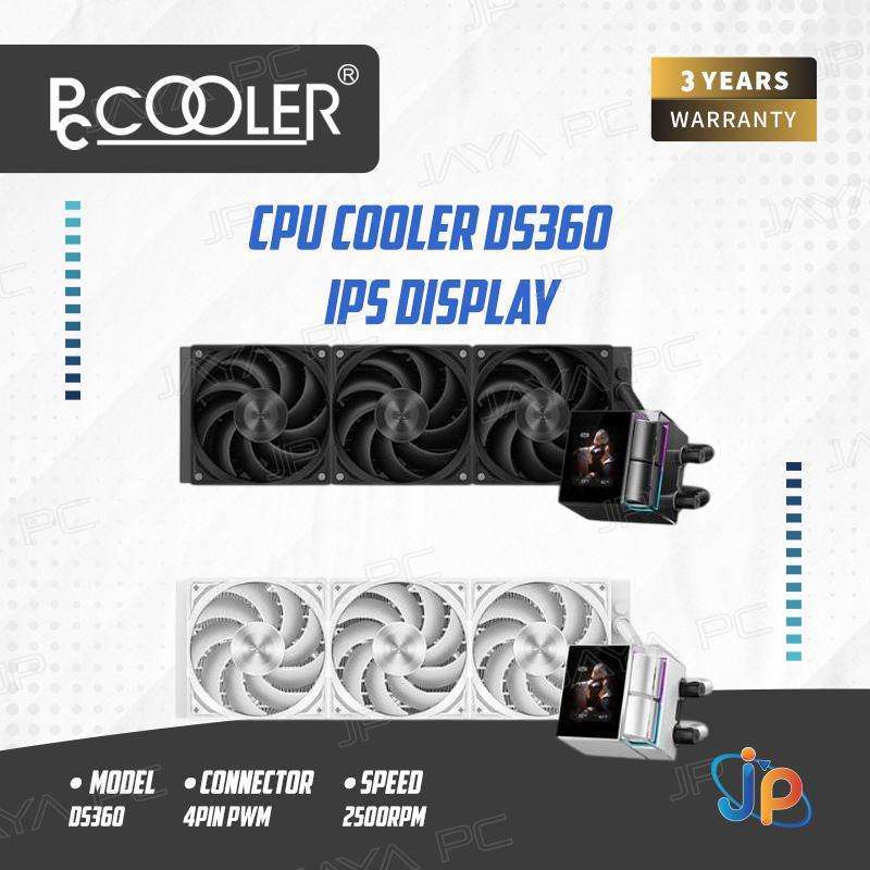 Ds360 Jual Pccooler Ds360 - Liquid Cpu Cooler Fan 360mm Ips Lcd Display ...