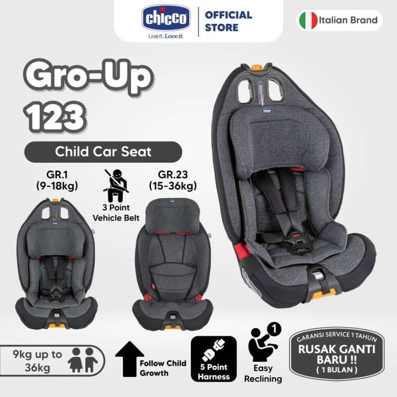 36 Kg Chicco 123 Car Seat Chicco Gro-up 123 Special Edition Polar