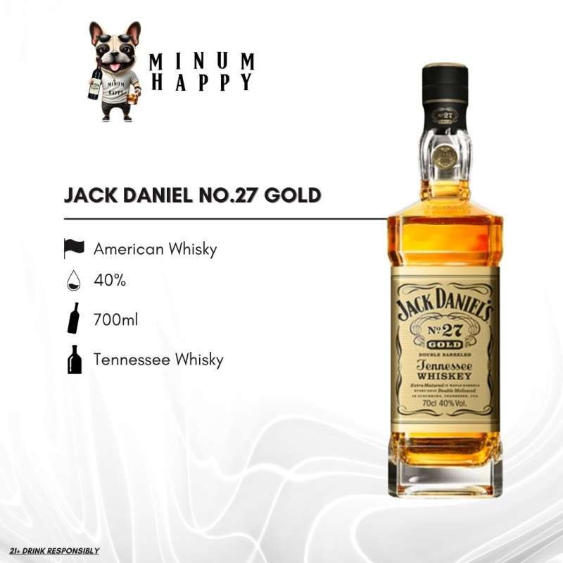 Jual Jack Daniel's 27 Gold Tennessee Whiskey Di Seller Minum
