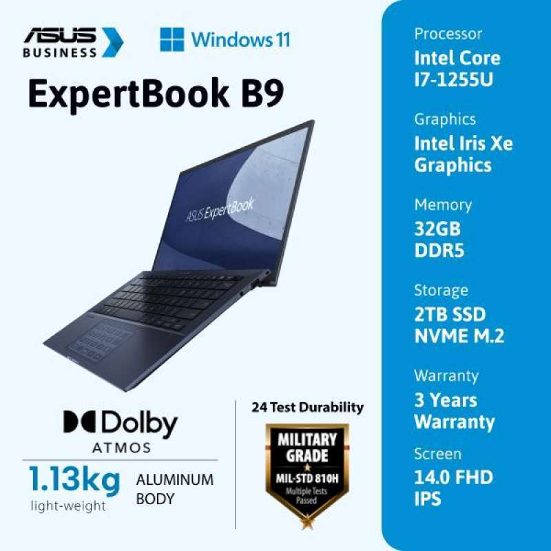 Asus Expertbook I7 32 GB 1 TB - 🔥 Harga & Spesifikasi Terbaru