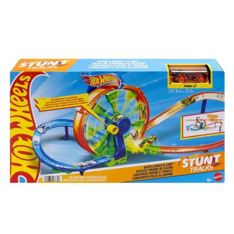 Hot Wheels HOTWHEELS Stunt Rapid Launch Loop Playset JBX65