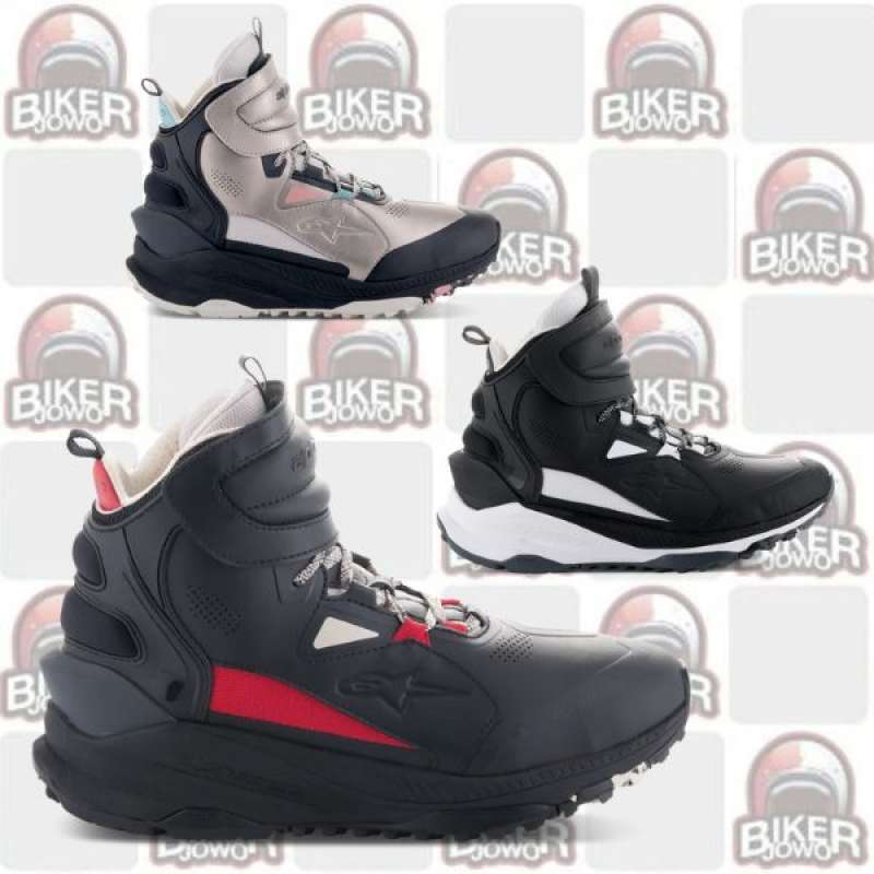 ACERBIS motorcycle shoes grey with reflective inserts