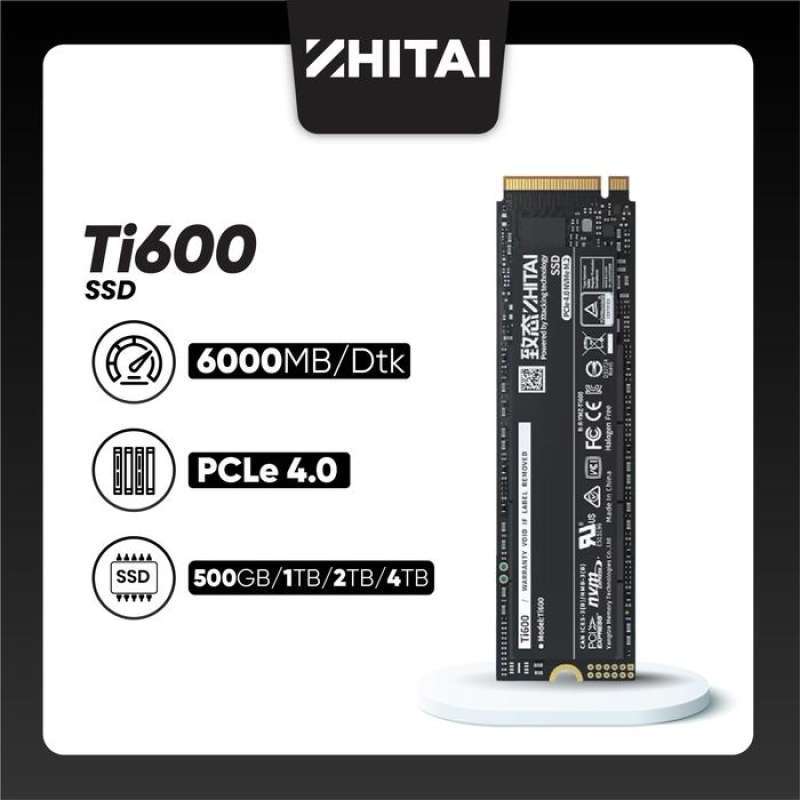ZHITAI SSD Ti600 500GB/1TB/2TB/4TB M2 Solid State Drive SSD Laptop ssd  nvme notebook