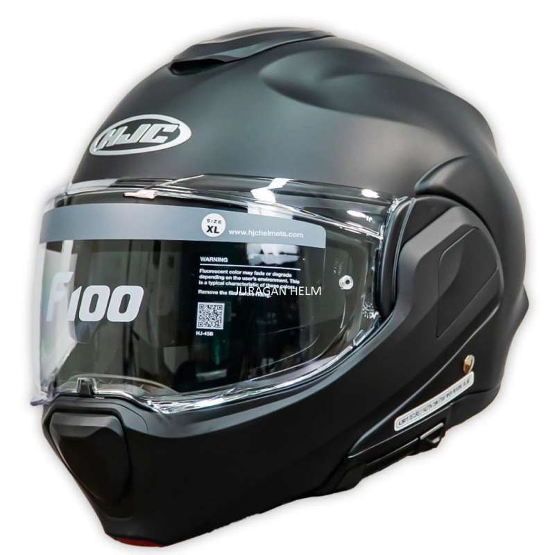 HJC F100 SEMI FLAT BLACK