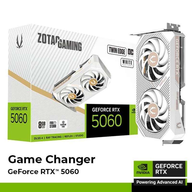 Jual VGA Card Zotac Gaming Geforce Rtx 5060 Twin Edge Oc White