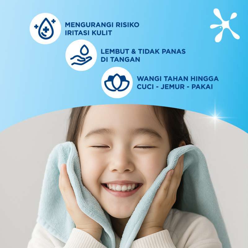 Jual [hemat Terjangkau] Rinso Baru Detergen Cair Varian Pure 510g Di ...