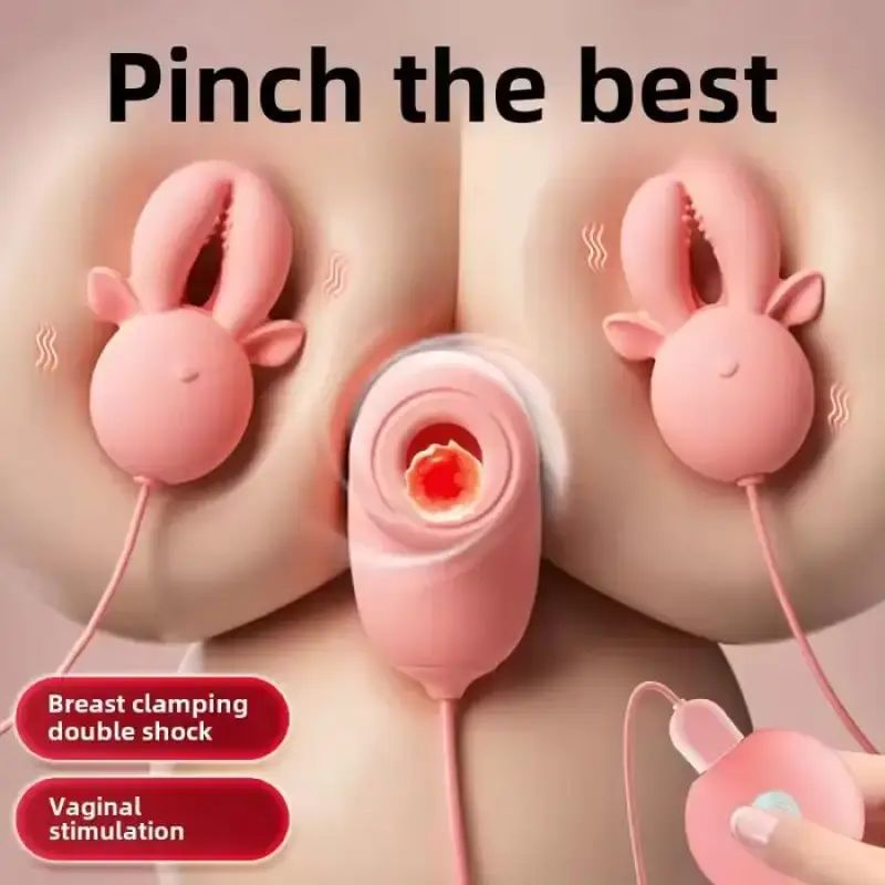 the full service sex toy Suck-Hers Vibrating Nipple Toys