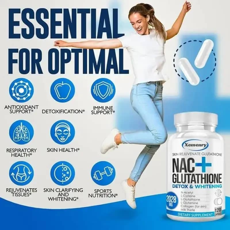 nac+ glutathione 2028 mg LUMI CAPSULE: 24H Glutathione 60 capsules by Beauty Vault (Lumina glow) main image 0