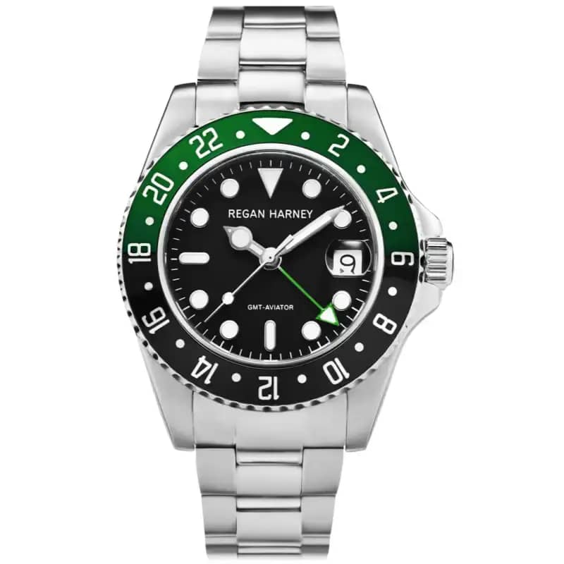 REGAN HARNEY RH009-02 GMT-AVIATOR Men's Watches