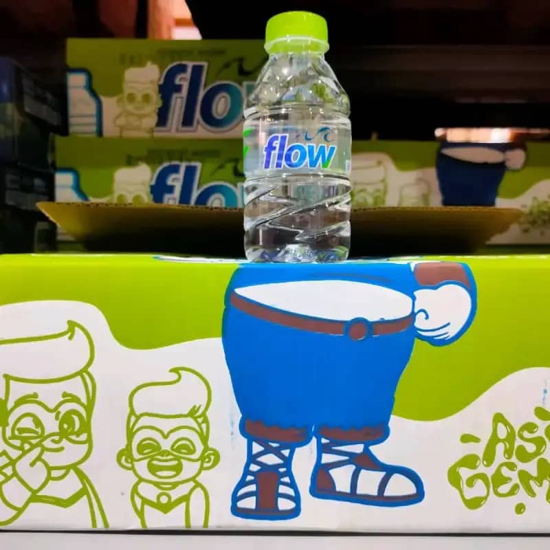 Jual Air Mineral Botol Mini Flow 220ml (1 Box Isi 24) Di Seller Toko ...