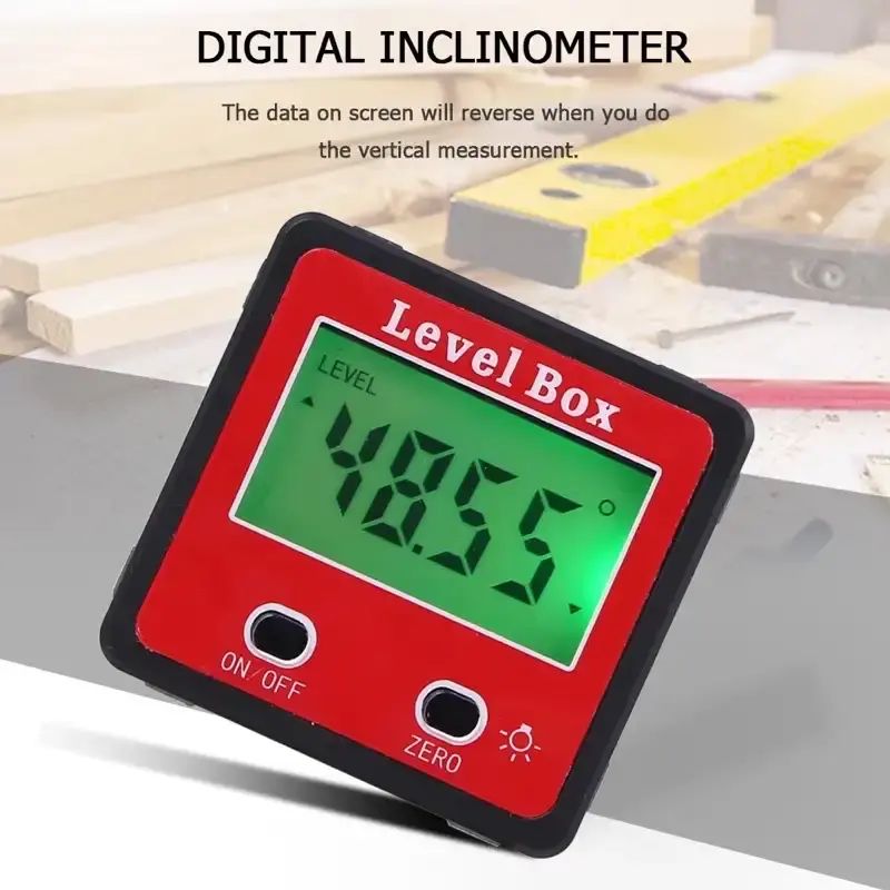 Promo Inclinometer Digital Level Box Alat Ukur Sudut Kemiringan Derajat ...