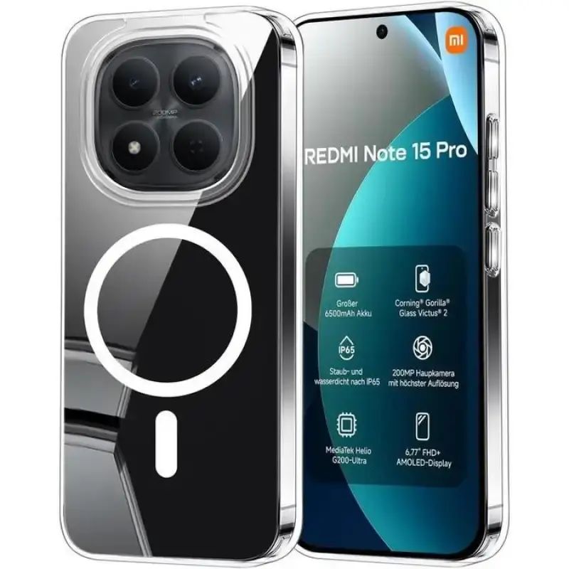 Promo Case For Redmi Note 15 15 Pro Plus 5g MagSafe Anti Crack Bumper ...