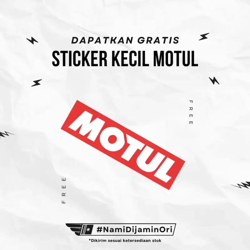 Harga Stiker Motul 💯 Terbaru, Spesifikasi, & Kredit April 2026