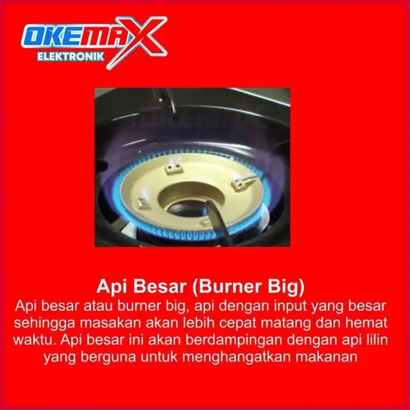 Promo Rinnai Kompor Gas 2 Tungku Stainless Steel Ri-522 A Burner ...