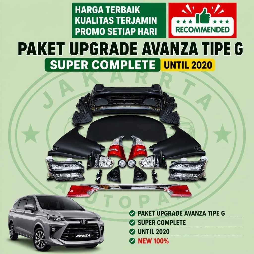Jual Paket Upgrade Avanza Type G 2019 2020 2021 Full Upgrade Super ...