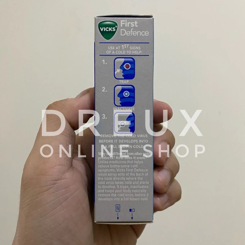 Jual [import] Vicks First Defence Nasal Spray 15ml / Box Made In ...