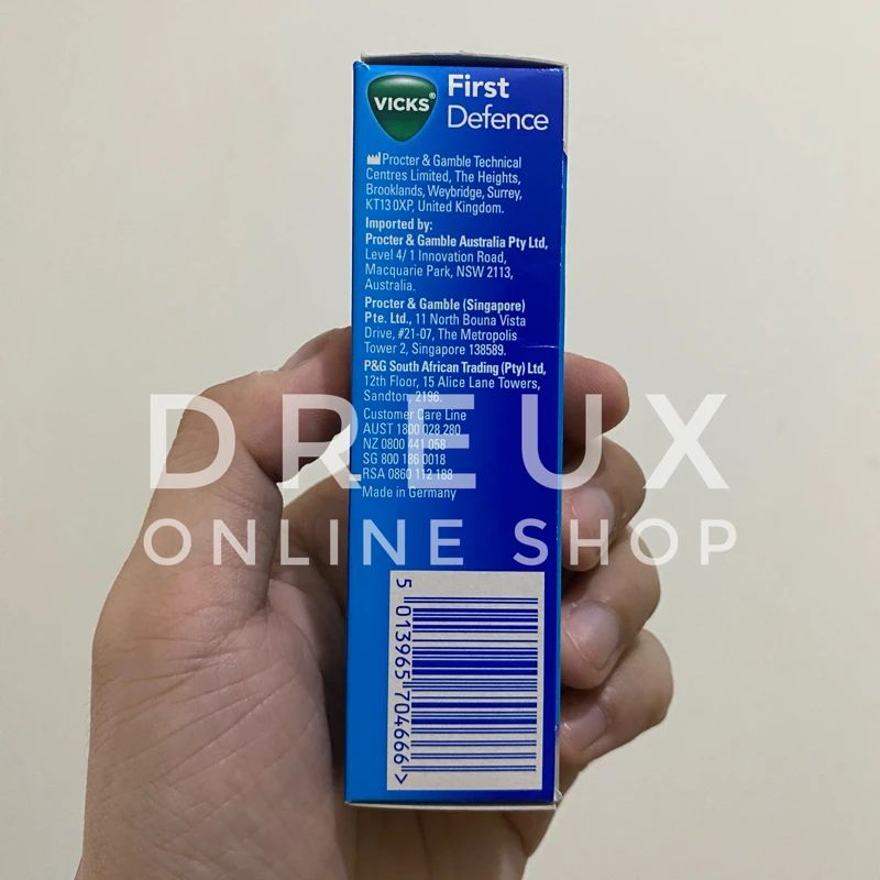 Jual [import] Vicks First Defence Nasal Spray 15ml / Box Made In ...