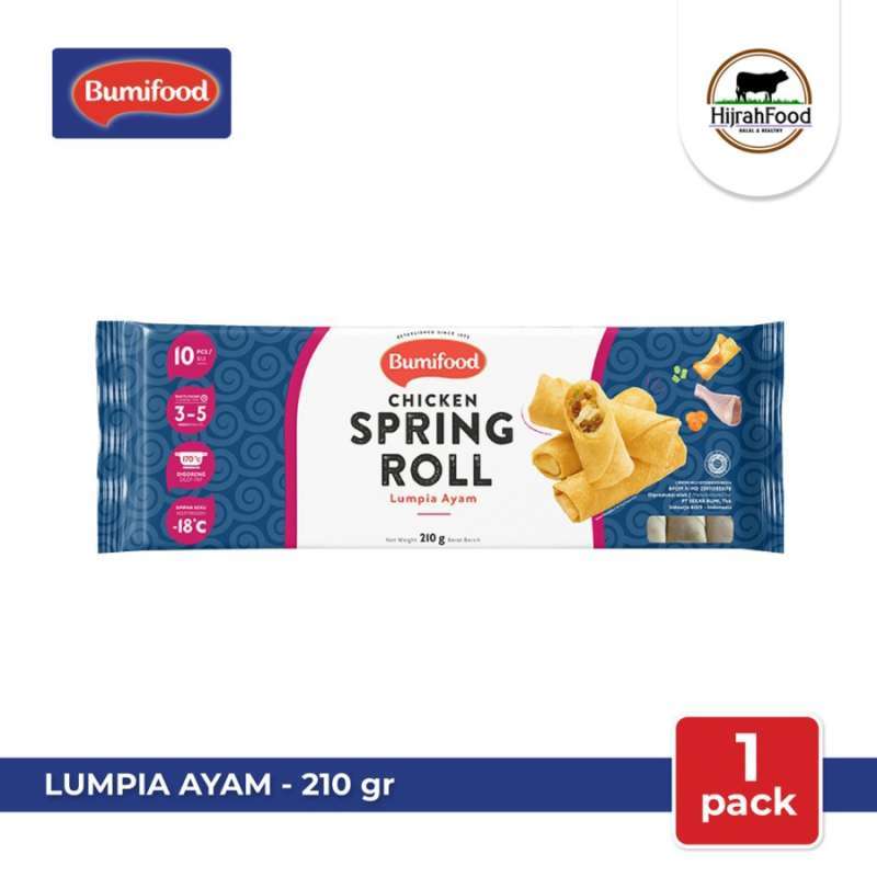 Jual Bumifood Chicken Spring Roll / Lumpia Ayam (210 gr) di Seller ...