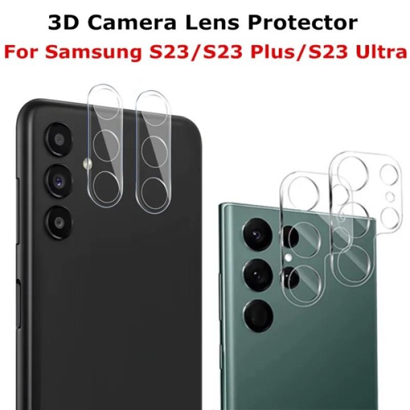 SAMSUNG S23 PLUS S23 ULTRA FRAME CAMERA FULL COVER KAMERA GLASS CLEAR