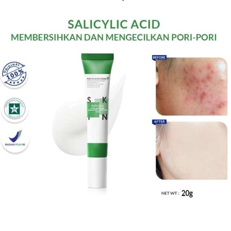 Promo BIOAQUA Salicylic Acid Pore Refining Cream 20g Diskon 74 di