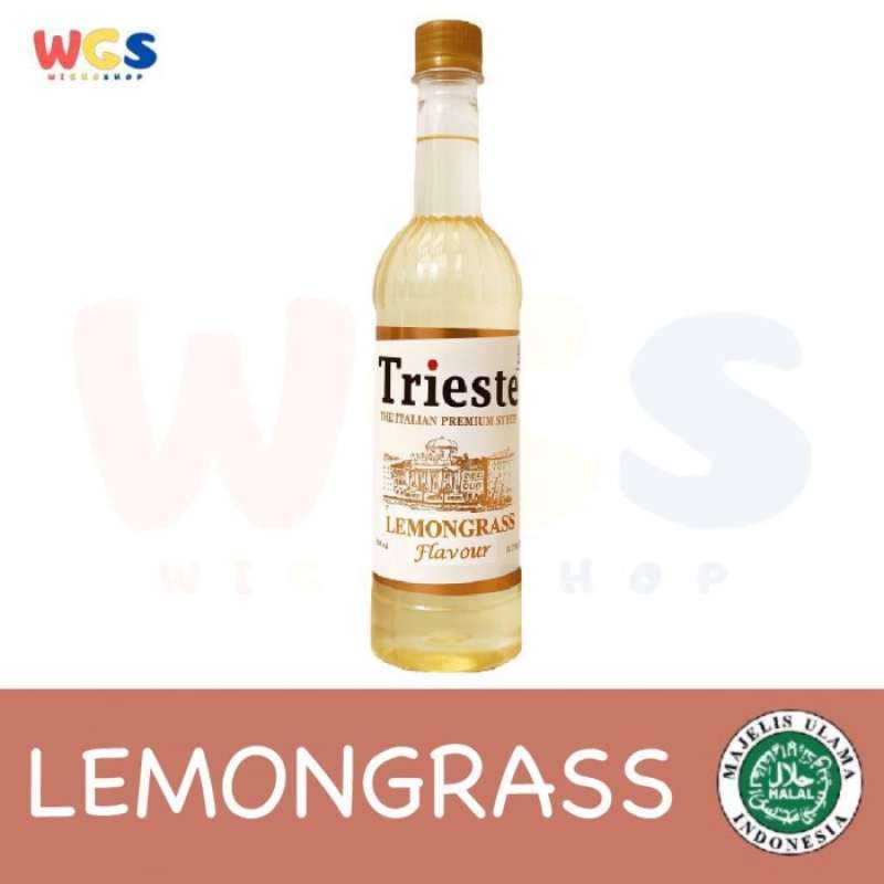 Jual Trieste Syrup Premium Lemongrass Flavored Syrup 650ml di Seller ...