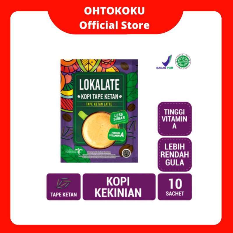 Jual Lokalate Kopi Tape Ketan 10 Sachet di Seller Ohtokoku Serba 99