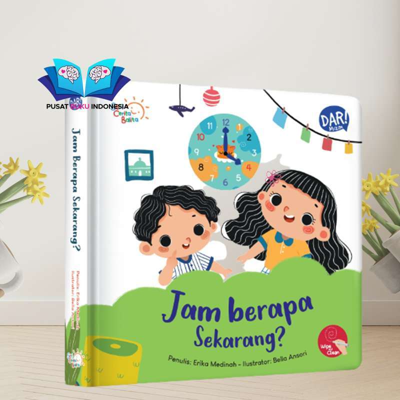 Promo Buku Aktivitas Anak Belajar Dongeng Cerita Mengenal Waktu Jam
