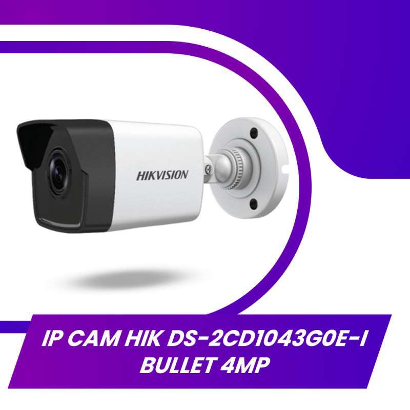 Jual IP CAM HIKVISION DS2CD1043G0EI BULLET 4MP di Seller BANDAR MULTI