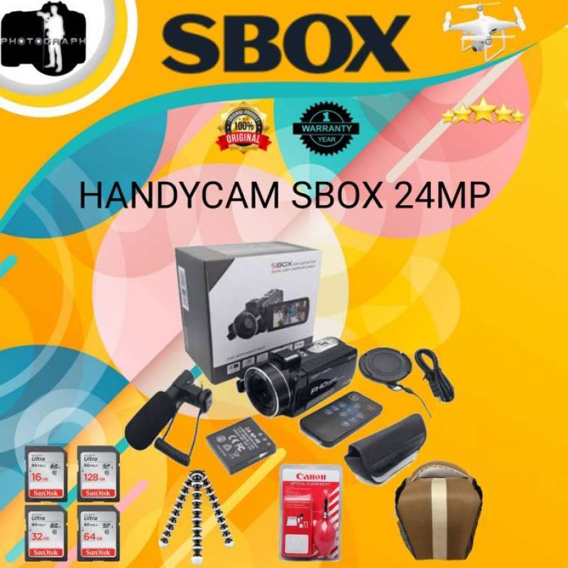 Jual Handycam Sbox 24Mp Full Hd / Handycam Sbox / Handycam Full Hd