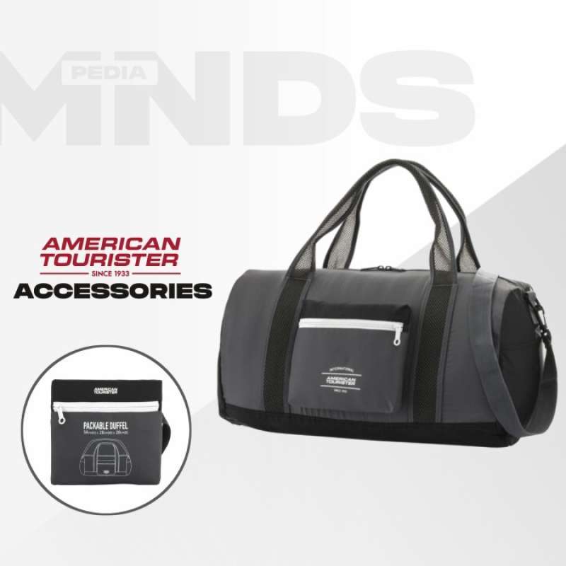 Jual Tas Travel Lipat Jumbo Folding Bag American Tourister Abu Abu di Seller Kalibata