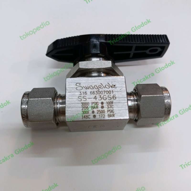 Promo ball valve swagelok ss43GS6 3/8/ball valve swagelok 3/8/swagelok