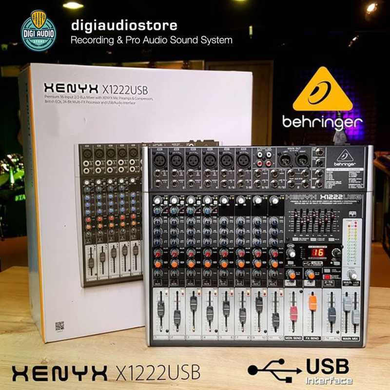 Jual Audio Mixer Behringer X1222 USB 8 channel USB Audio interface