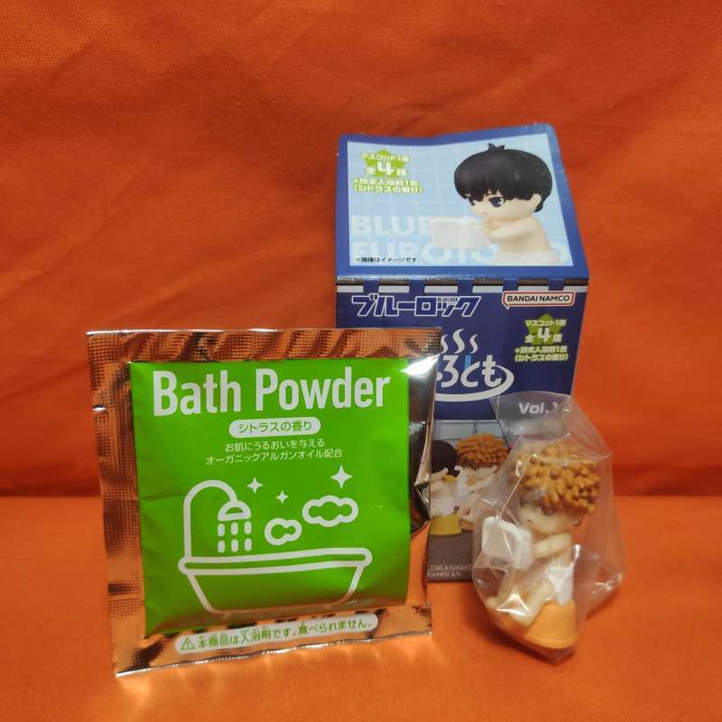 Jual Chigiri Hyoma Furotomo Mini Figure with Bath Powder Salt 4cm Blue Lock di Seller Kyou