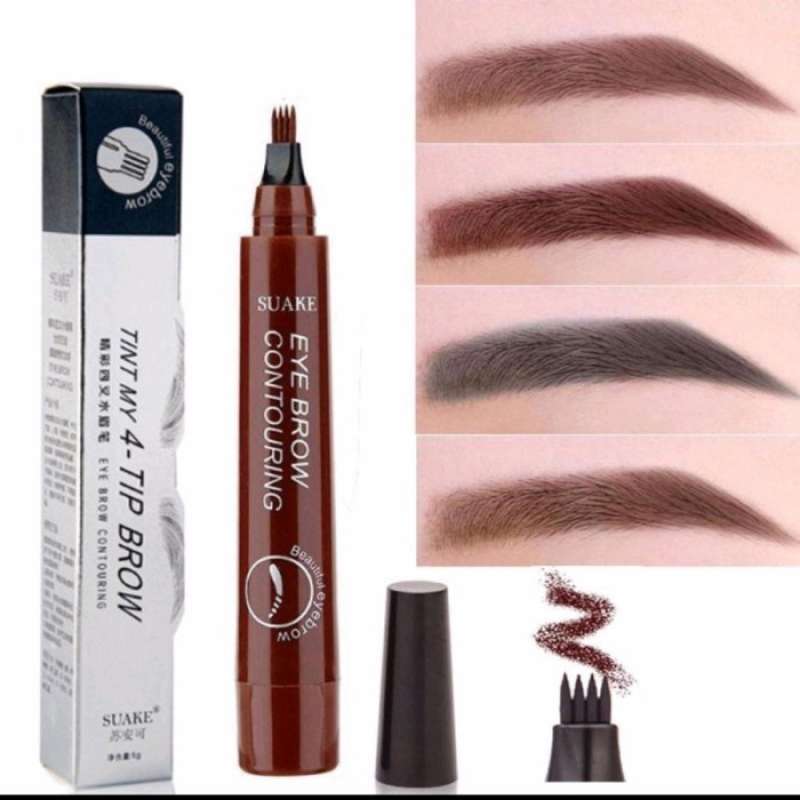 Promo Microblading Eyebrow Tattoo Tint Pen 4 Head Fine Diskon 33 di