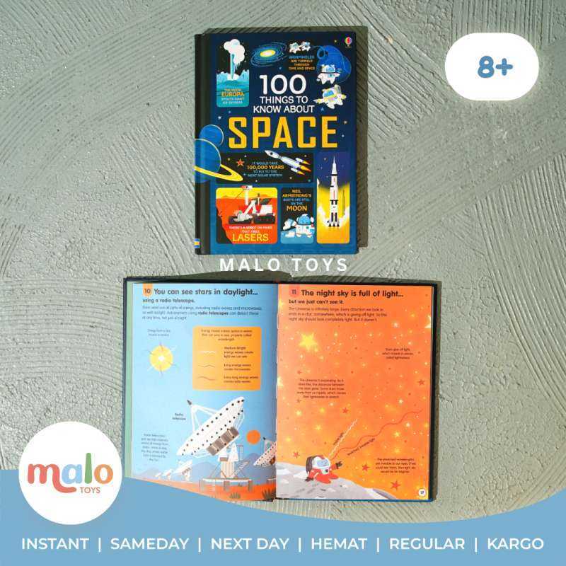 Jual MALOTOYS USBORNE 100 Things To Know About Buku Edukasi