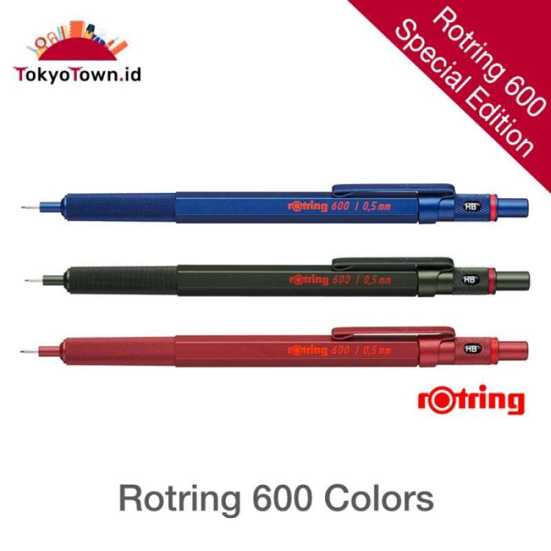 Promo Rotring 600 Mechanical Pencil 0.5 Mm Special Edition Diskon 17