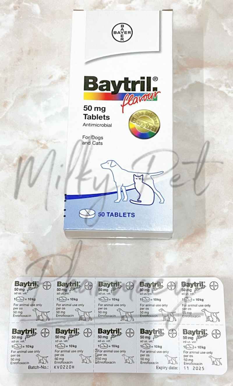 Promo Baytril Flavour 1 Strip (10 Tablets) Diskon 33% di Seller DENTA ...