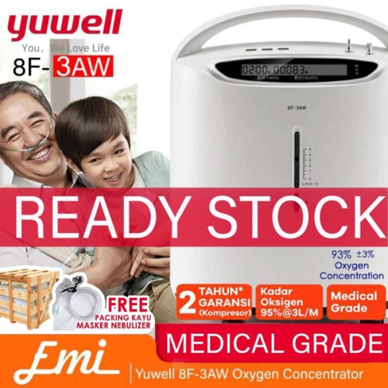 Jual Yuwell 8F3Aw Oxygen Concentrator 3Lpm / Mesin Generator Oksigen