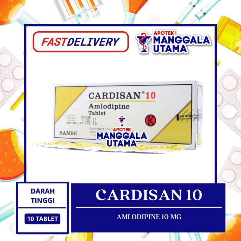 Jual Cardisan 10 Mg Per Strip Isi 10 Tablet Di Seller Apotek Manggala Utama Official Store 10