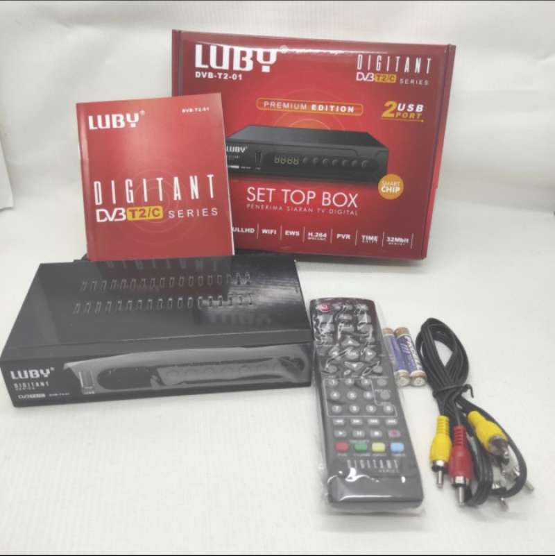 Promo set top box tv digital matrix merah Diskon 29 di Seller KSM