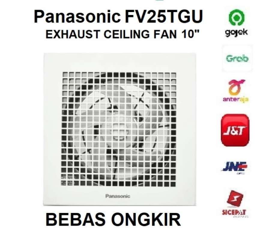 Jual Panasonic Exhaust Fan Plafon 10 Inch Fv-25tgu5 - Exhaust Fan ...