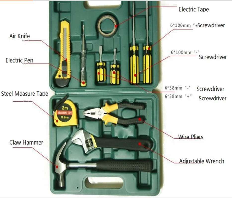 Promo Carinn Tool Box Kit Perkakas Set Repair Tool Kit Perkakas Rumah