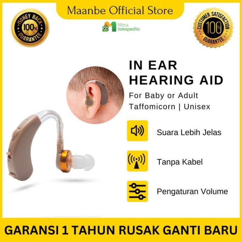 Jual Alat Bantu Dengar Hearing Aid Merek Taffomicron Original Brand di