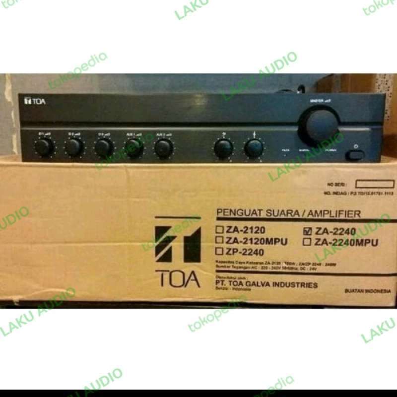 Jual AMPLI TOA ZA 2240 240WATT AMPLIFIER TOA ZA2240 - Multicolor di