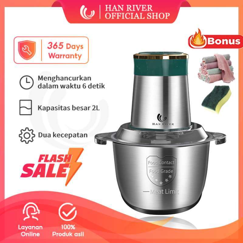 Promo Han River Ss01 Meat Grinder Multifungsi 2L Diskon 23 di Seller