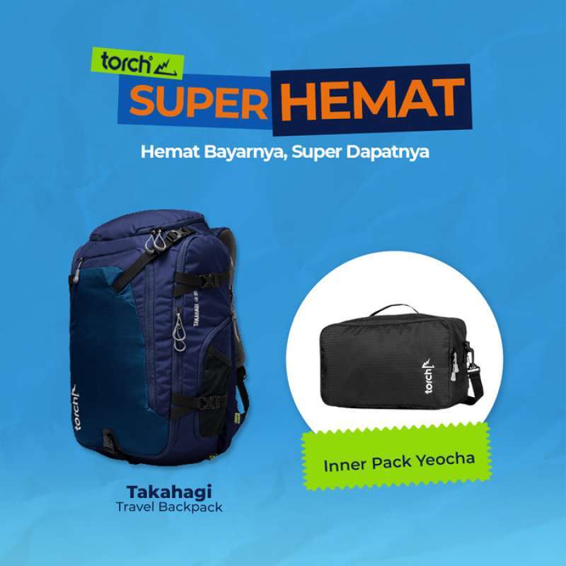 Promo Torch Bundling Special Travel Backpack Takahagi + Inner Pack ...