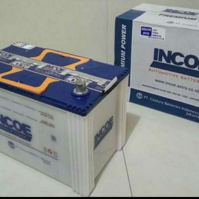 Promo battery aki incoe premium n70 12v-70ah original astra bergaransi