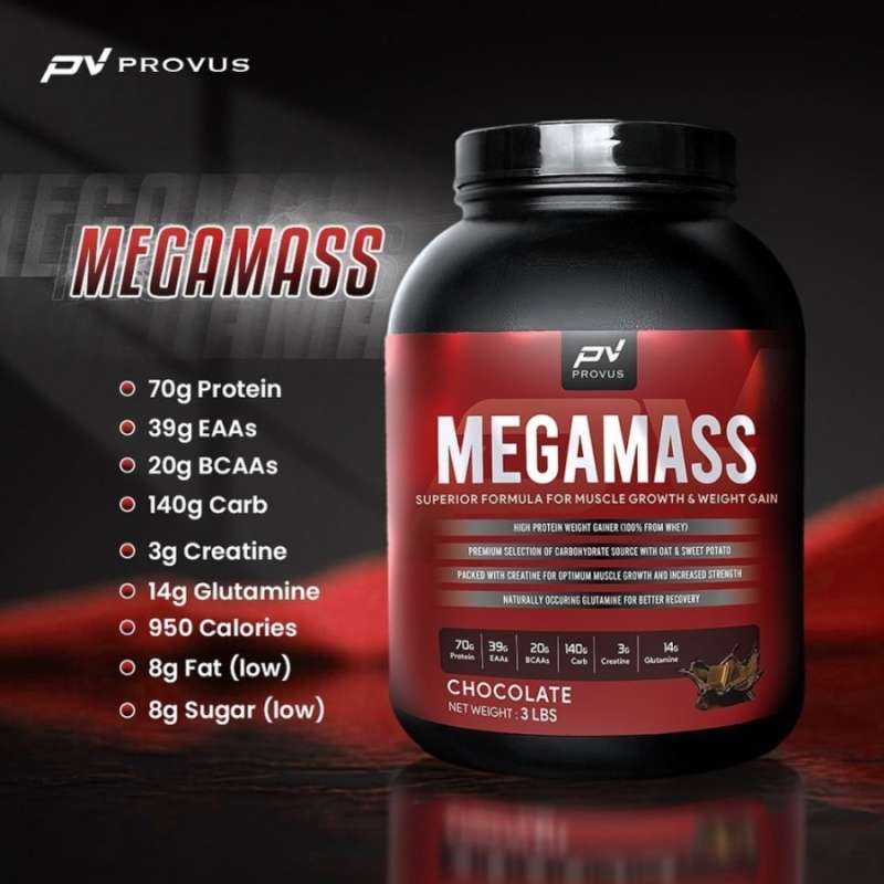 Jual Provus Megamass Mega Mass Gainer 3 Lbs Susu Weight Gain 3lb Di ...