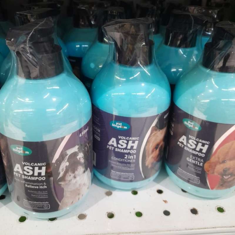Promo pet kingdom volcanic ash pet shampoo 450ml Diskon 23 di Seller