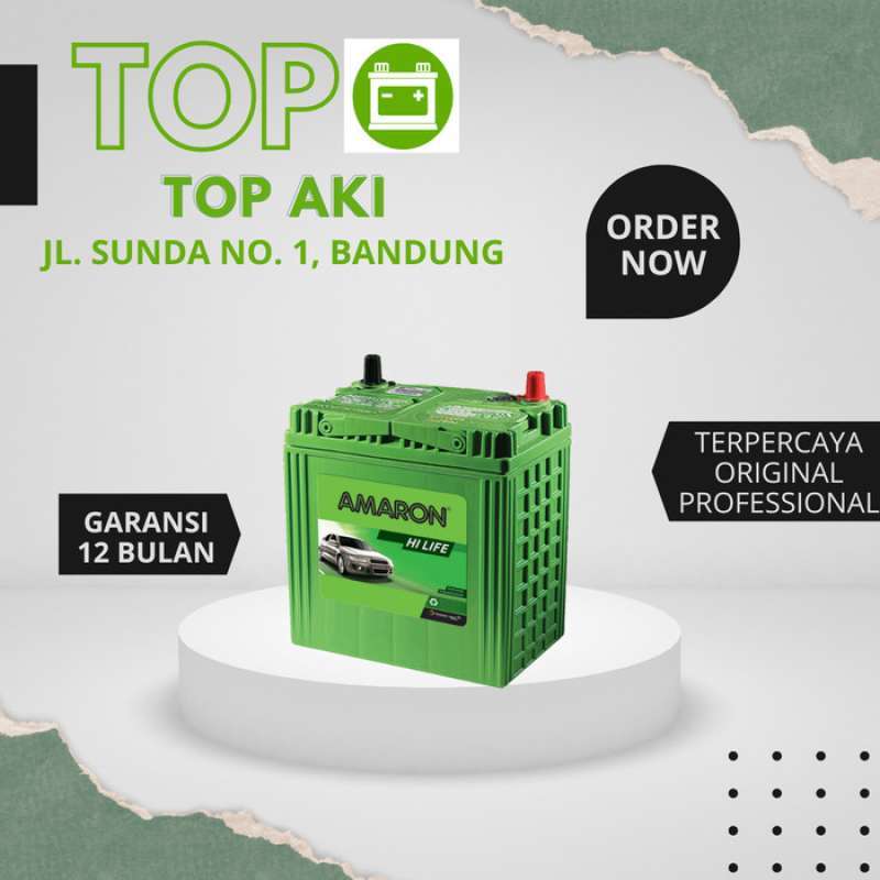 Promo Aki Amaron Hi life NS40ZL / 42B20L 35AH Jazz,BRV,Freed,Expander